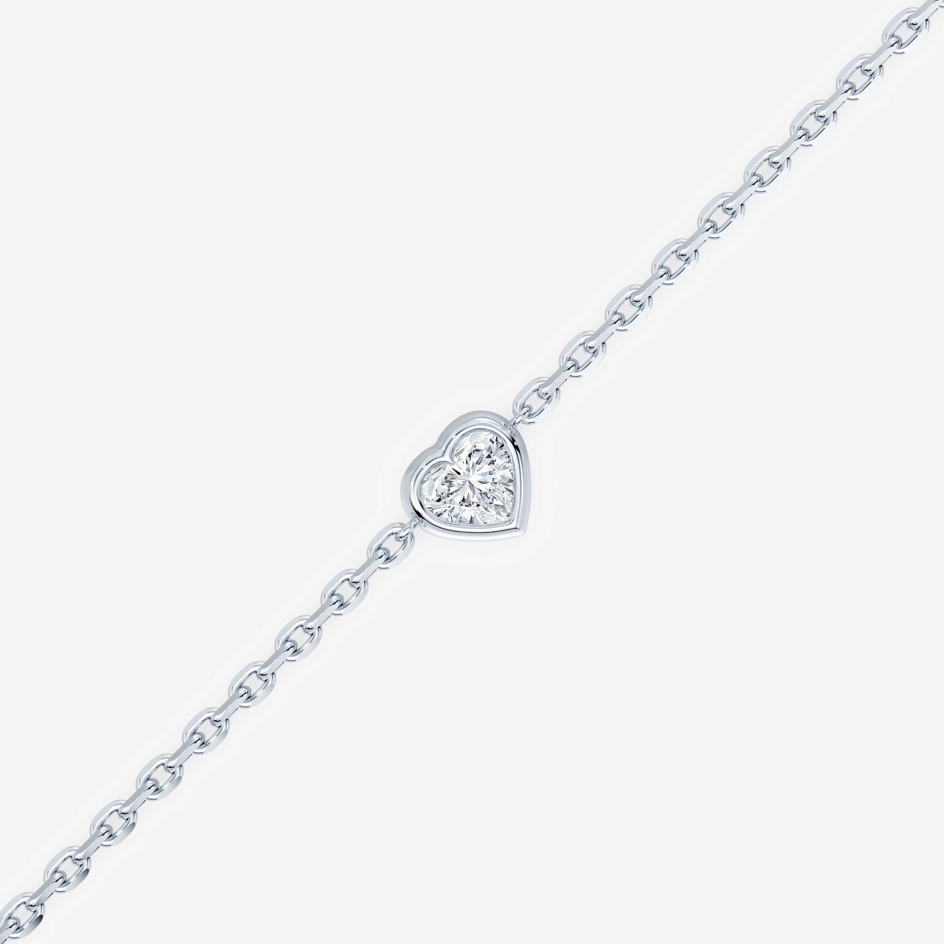 Heart Diamond Bracelet