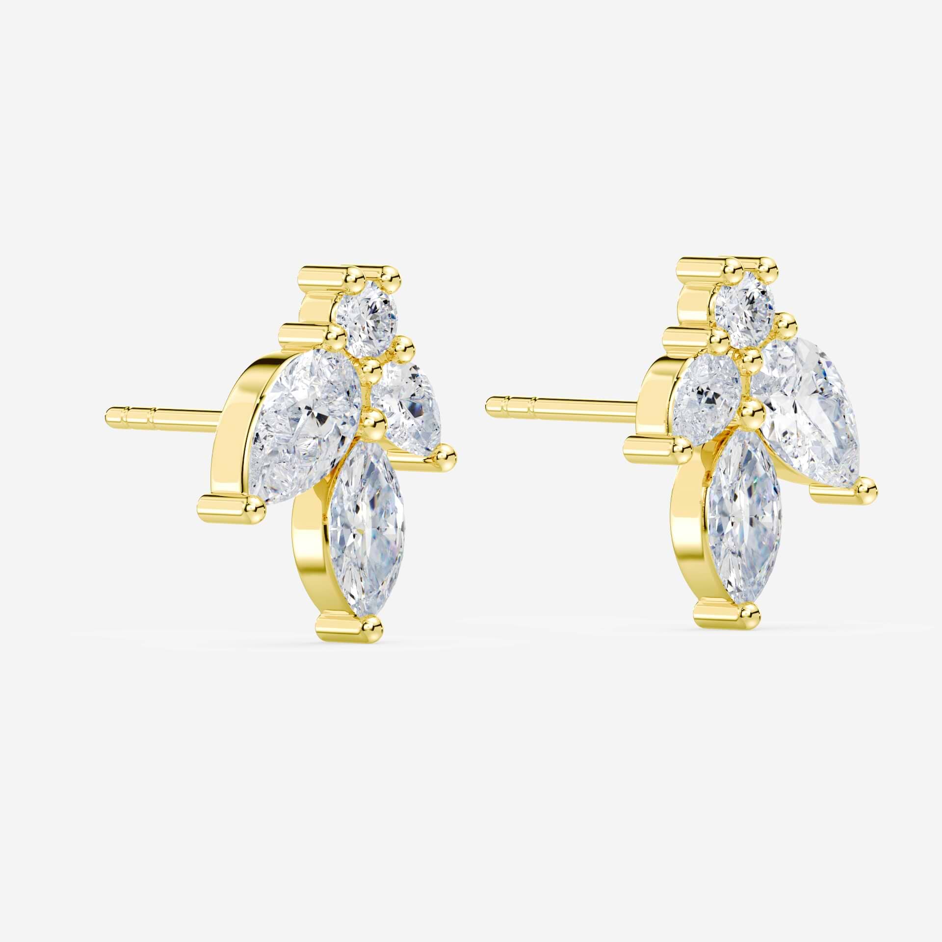 Petals Diamond Earrings