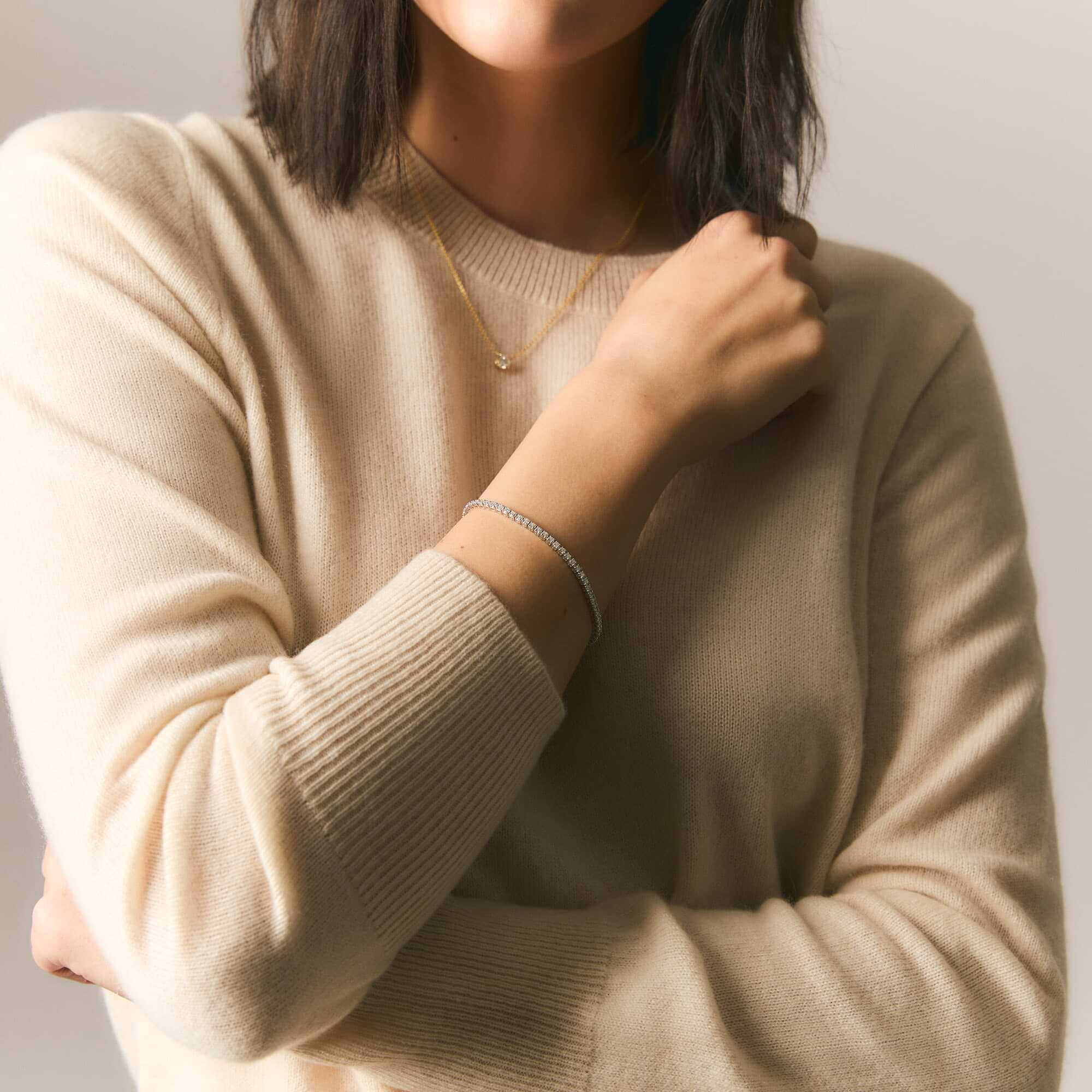 The Unparalleled Lab Diamond Tennis Bracelet