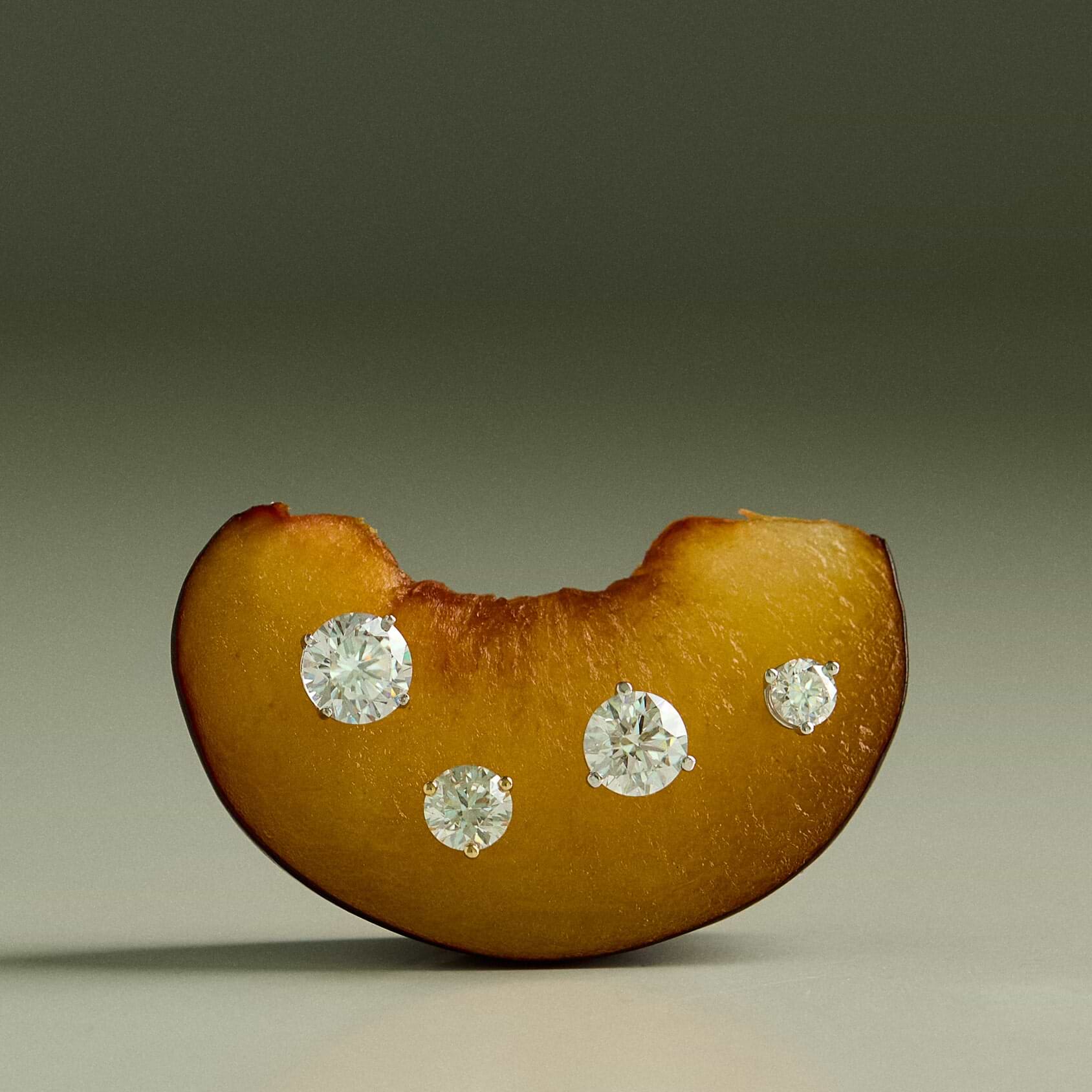 Lab Diamond Studs 4ctw