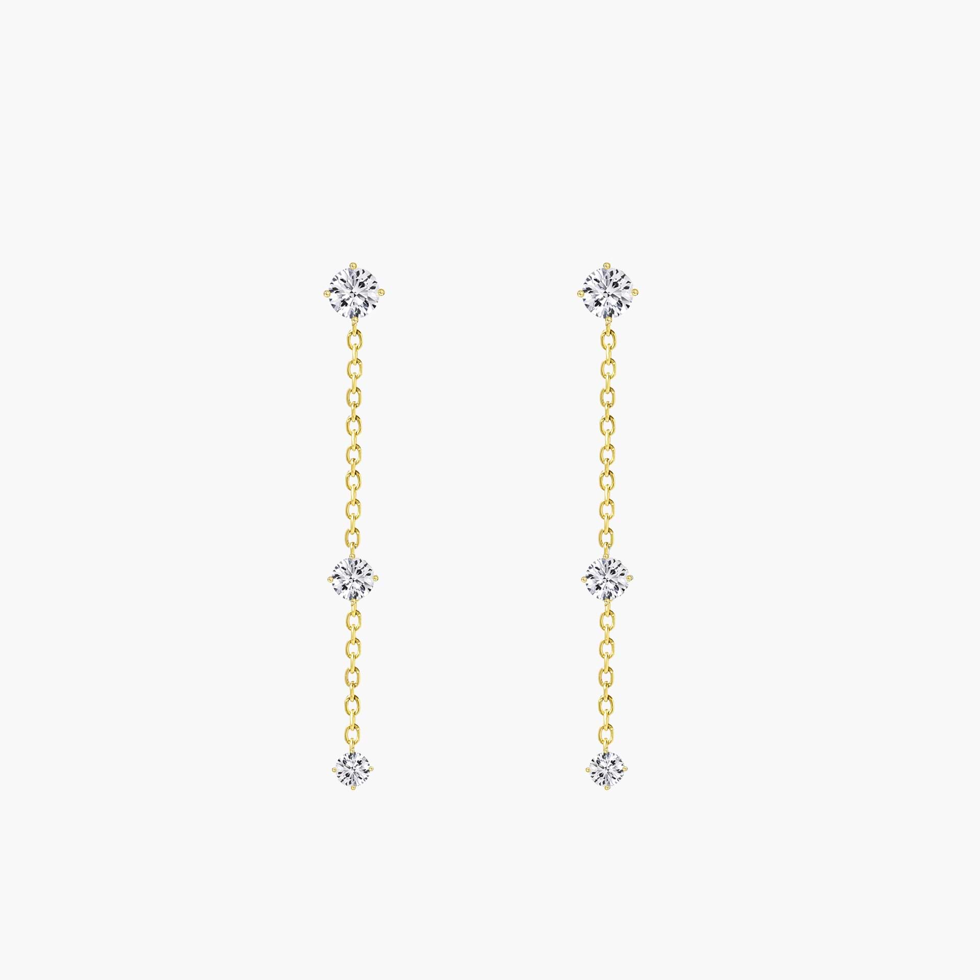 Diamond Drop Earrings