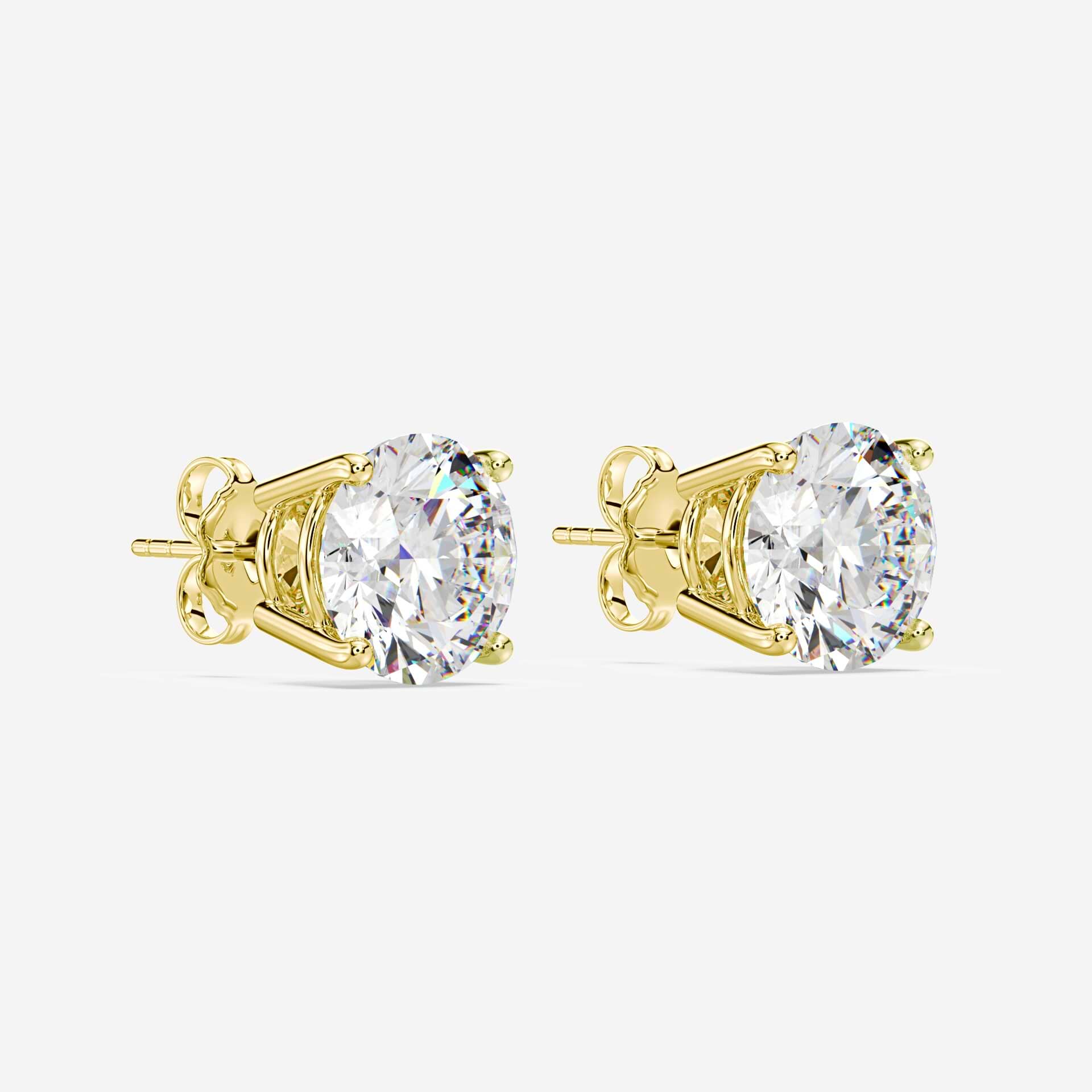 Lab Diamond Studs 4ctw