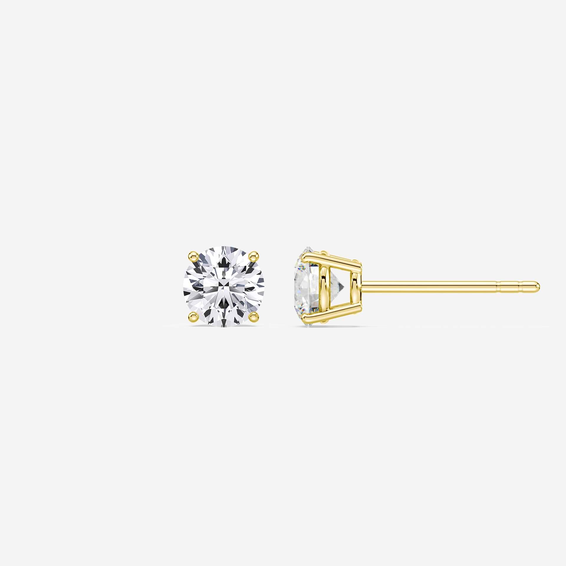 Lab Diamond Studs 4ctw
