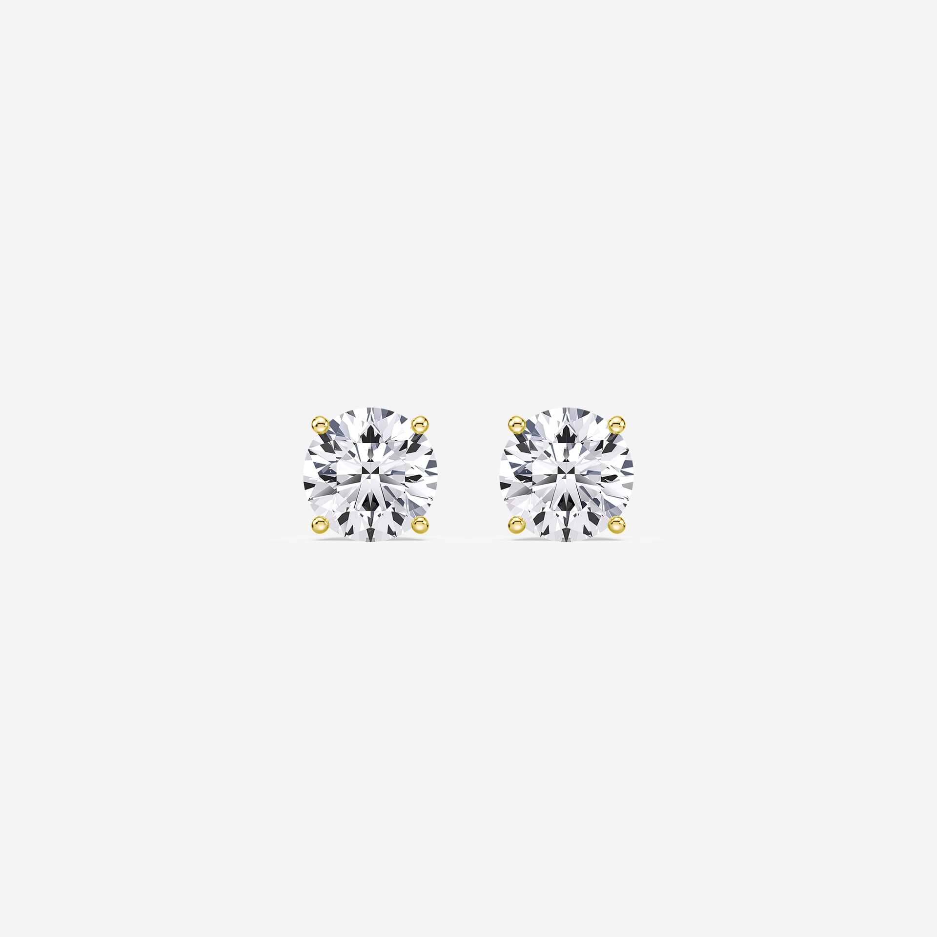 Lab Diamond Studs 4ctw