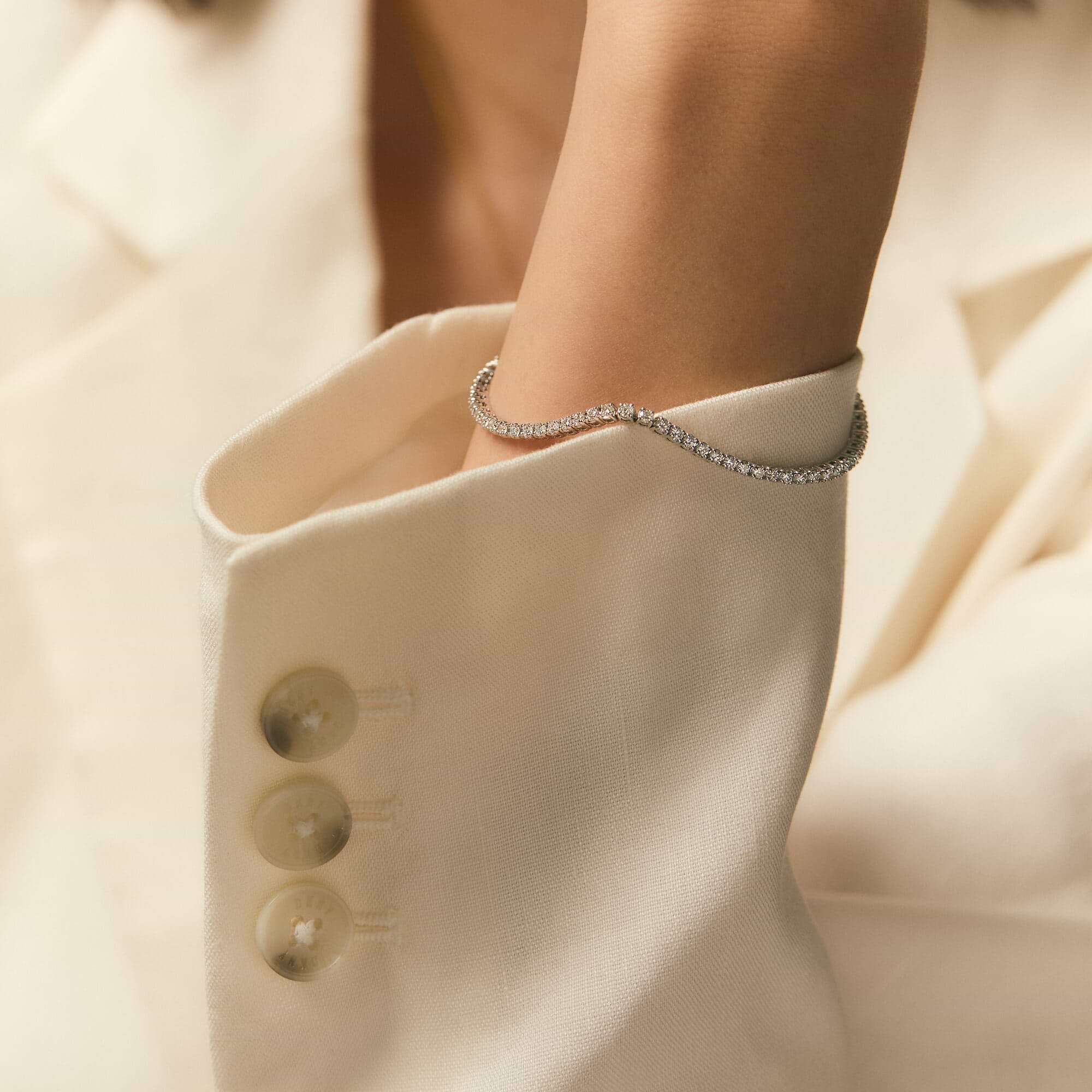 The Unparalleled Lab Diamond Tennis Bracelet