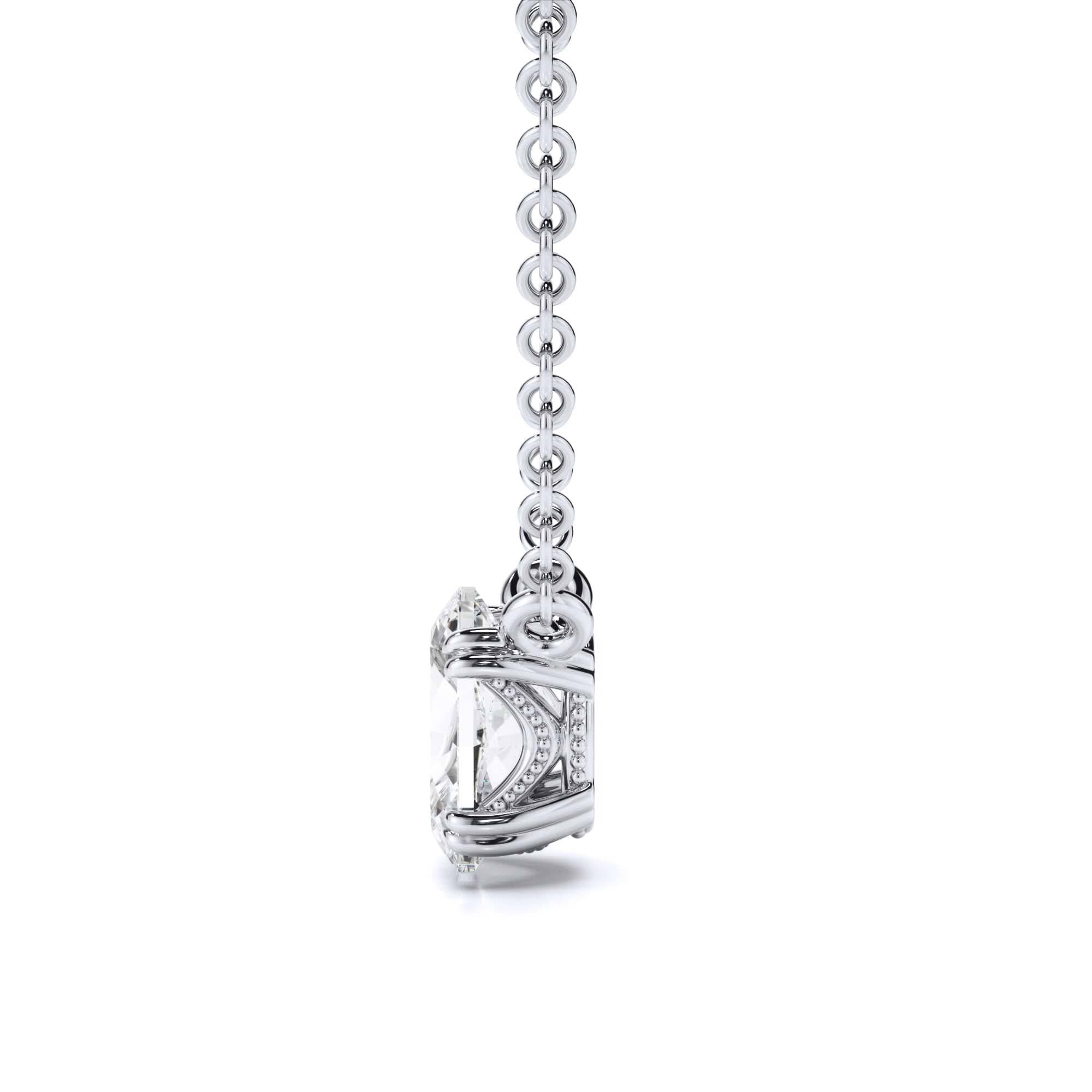 Antique Cut Oval Pendant