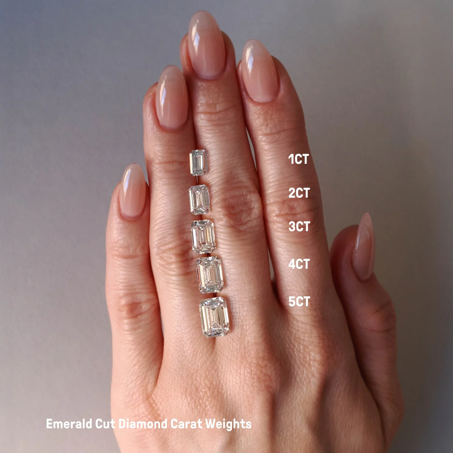 Carat Engagement Rings For Short Chubby Fingers Emerald Cut