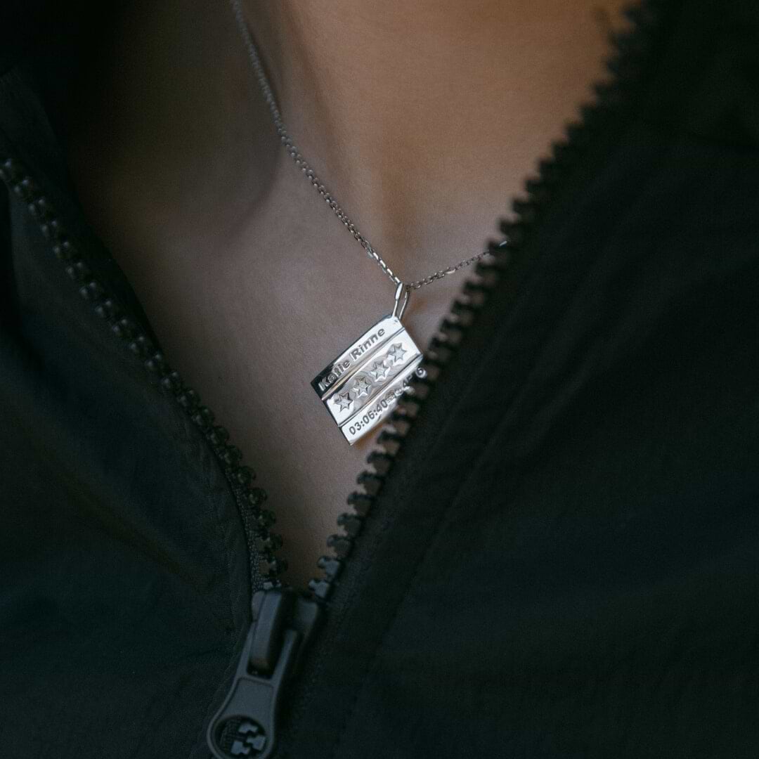 Chicago Marathon Yellow Gold Pendant