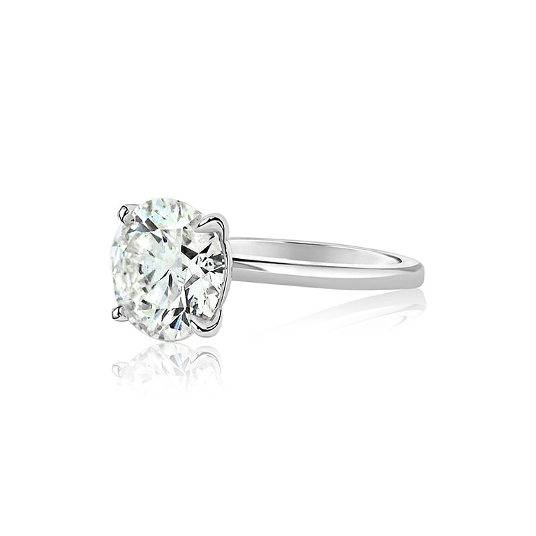 Round 3.46ct G VS2 IGI Lab Diamond Ring