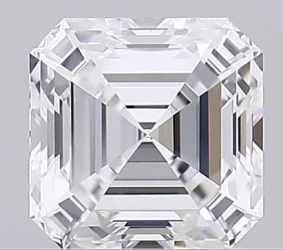 Asscher 1.59ct D VVS2