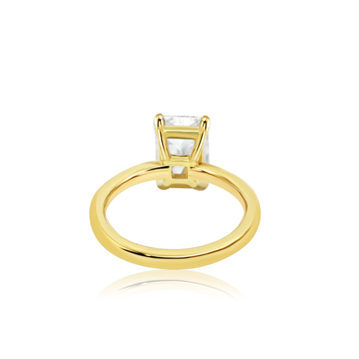 Radiant Cut 2.37ct Diamond Low Profile Ring