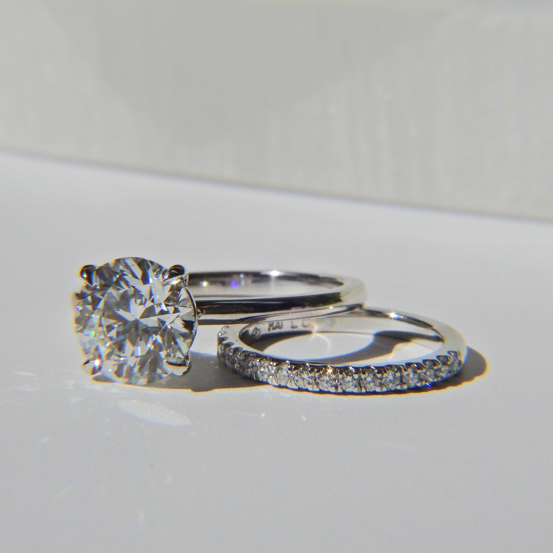 Round 3.46ct G VS2 IGI Lab Diamond Ring