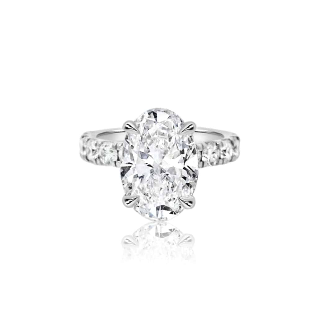 oval wide diamond ring