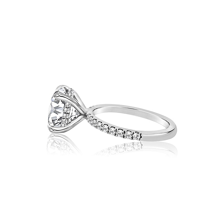 Round 3.50ct E VS2 GIA Lab Diamond Ring