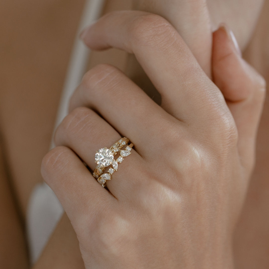 Round Cut 1.32ct Vintage Filigree Ring