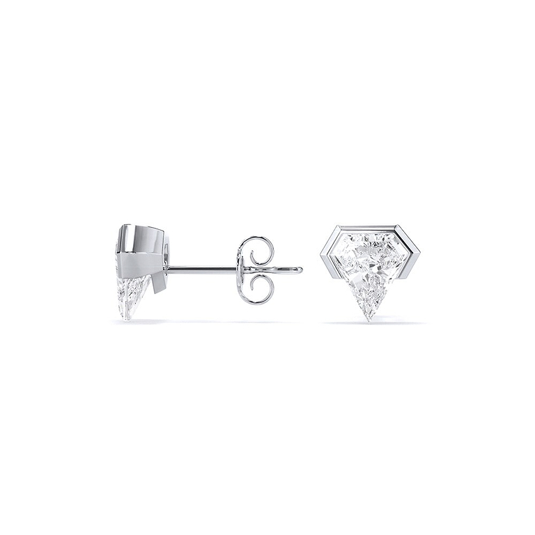 Geometric Shield Lab Diamond Studs
