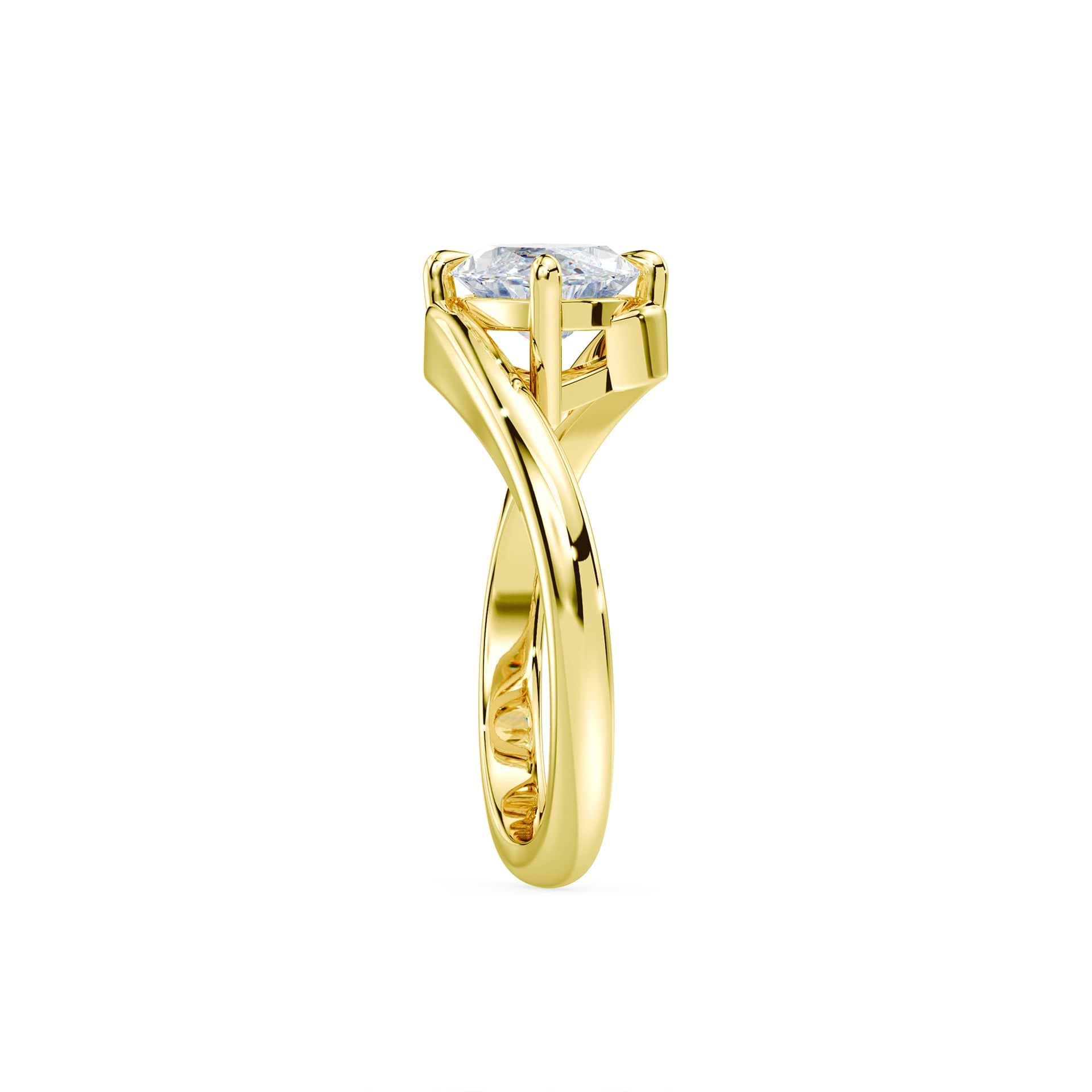 Marquise Cut 1.14ct Wave Bypass Ring