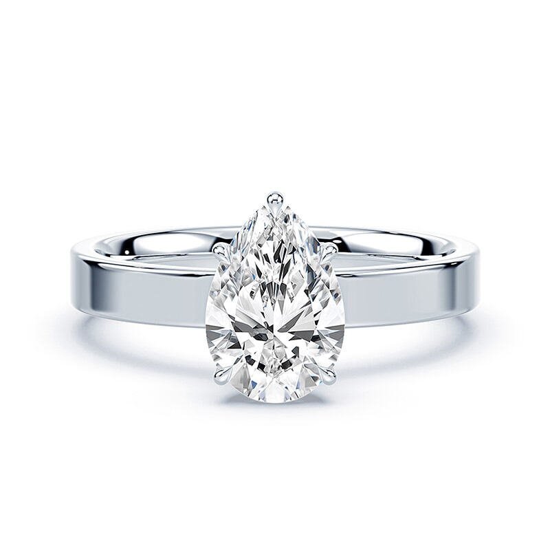 Pear Shaped Wide Solitaire