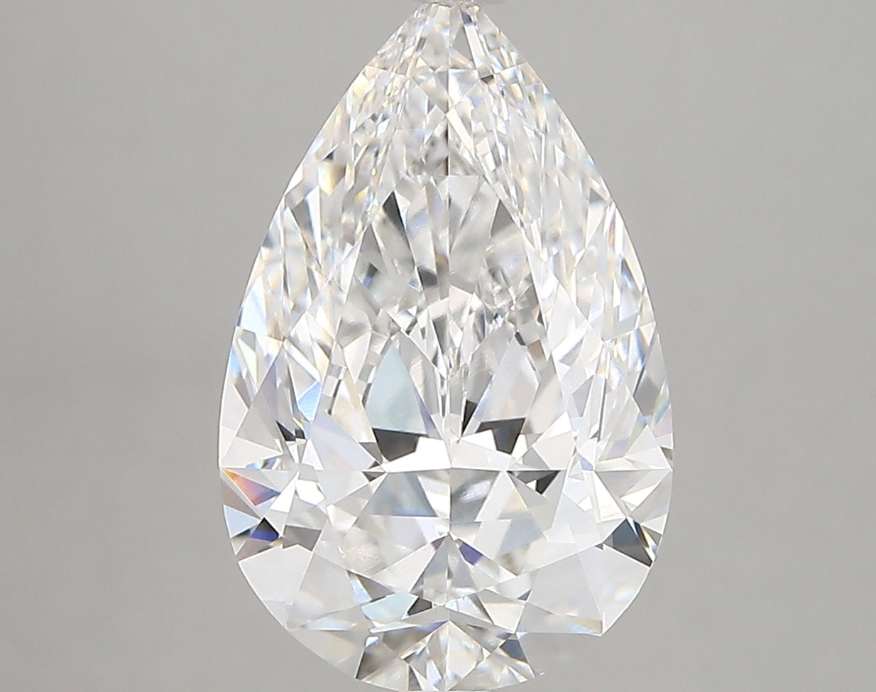 Pear 4.22ct E VVS2