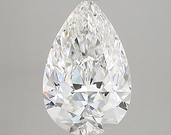 Pear 4.22ct E VVS2