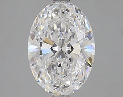 Oval 3.22ct D IF