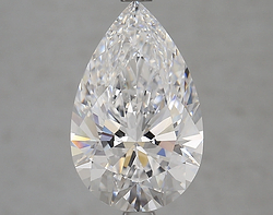 Pear 4.07ct D VVS1