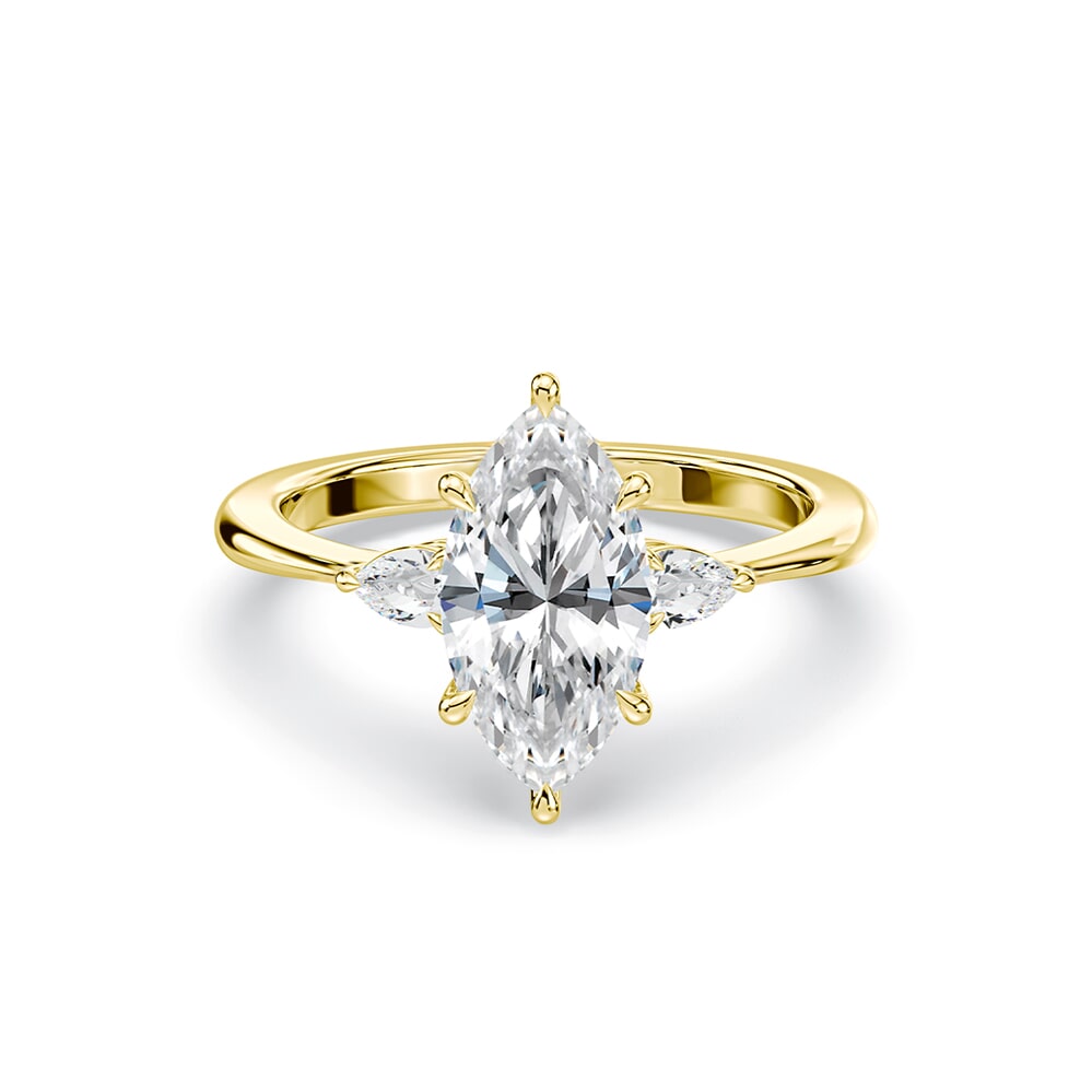 Marquise 1.90ct 3 Stone Diamond Ring