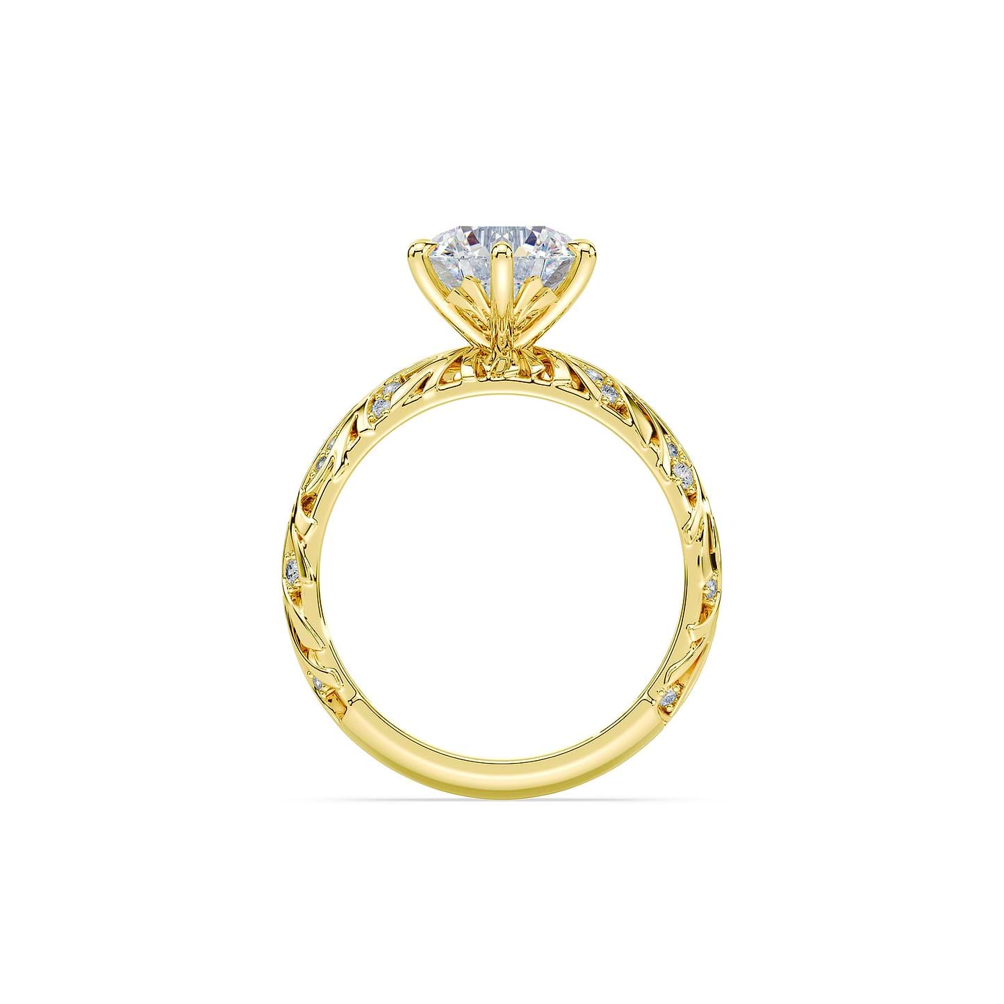 Round Cut 1.32ct Vintage Filigree Ring