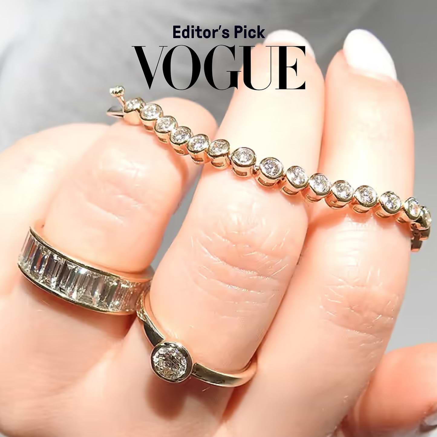 Lab Diamond Bezel Tennis Bracelet 3.50ctw