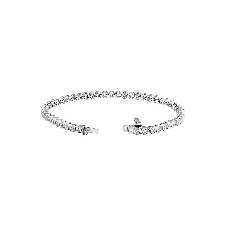 Lab Diamond Bezel Tennis Bracelet 3.50ctw