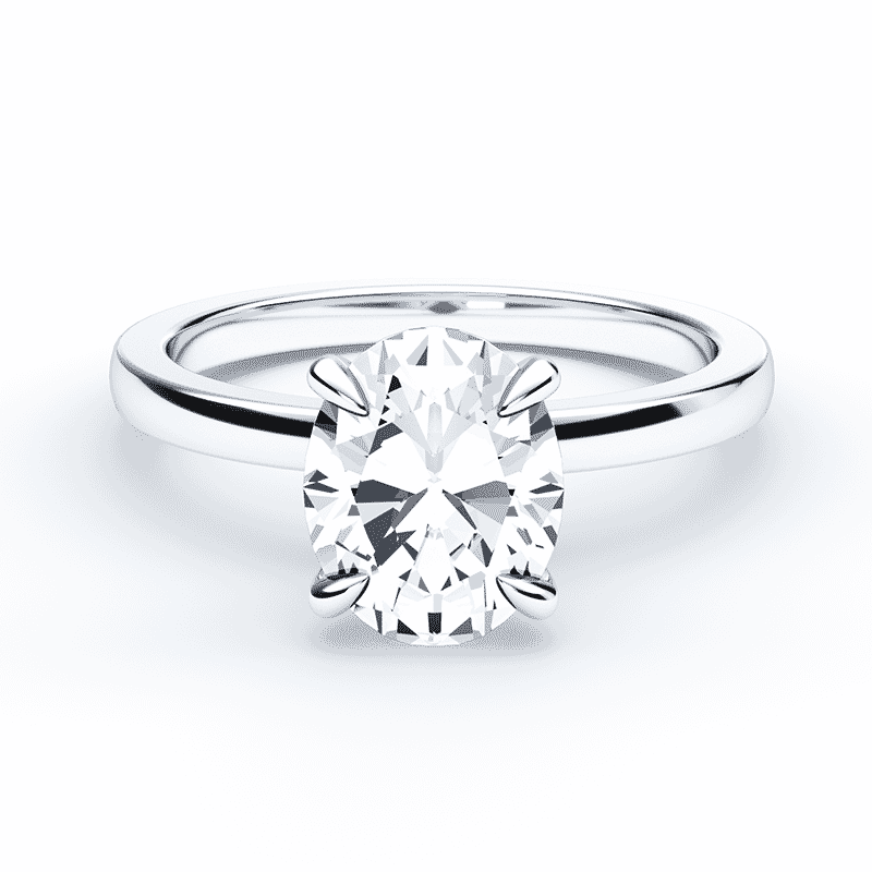 Oval halo engagement rings white gold hotsell