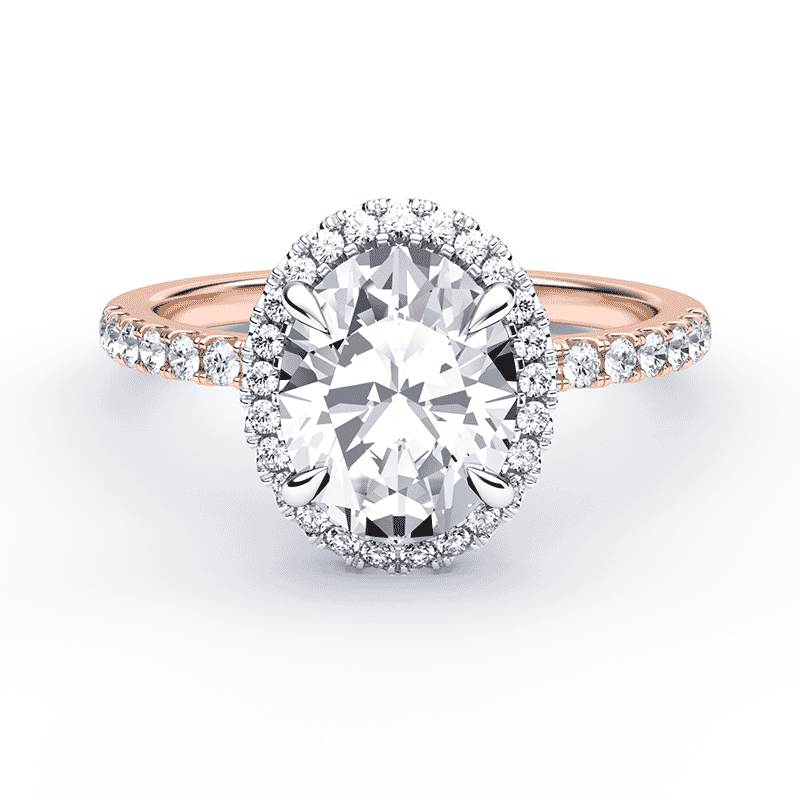 Simple halo engagement rings sales