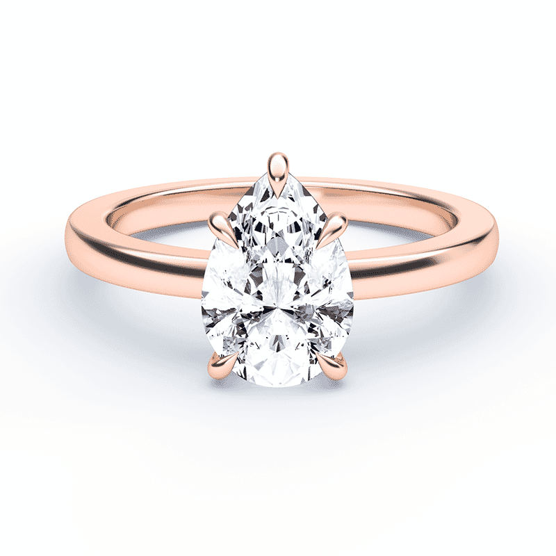 Rose gold engagement and wedding rings online