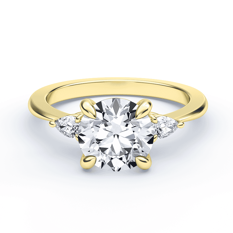 Small 3 stone diamond rings online