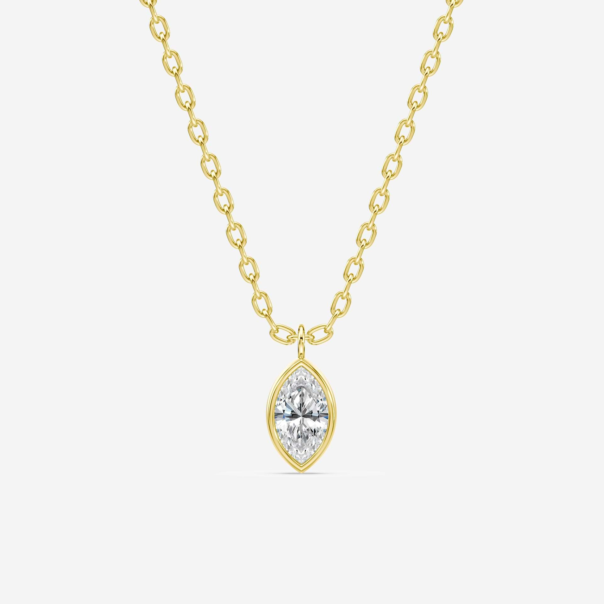 Marquise Droplet Pendant