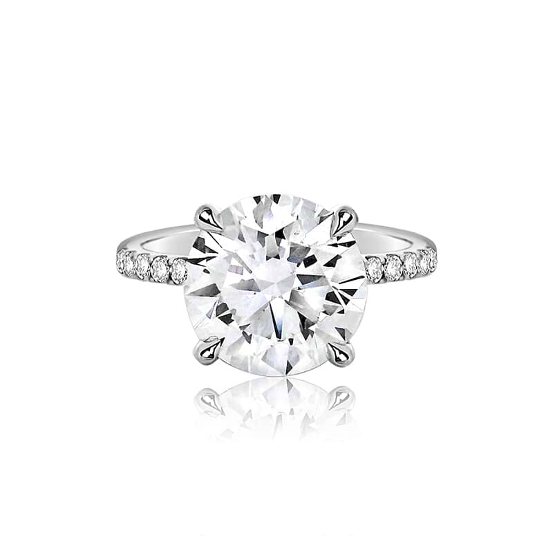 Round 3.50ct E VS2 GIA Lab Diamond Ring