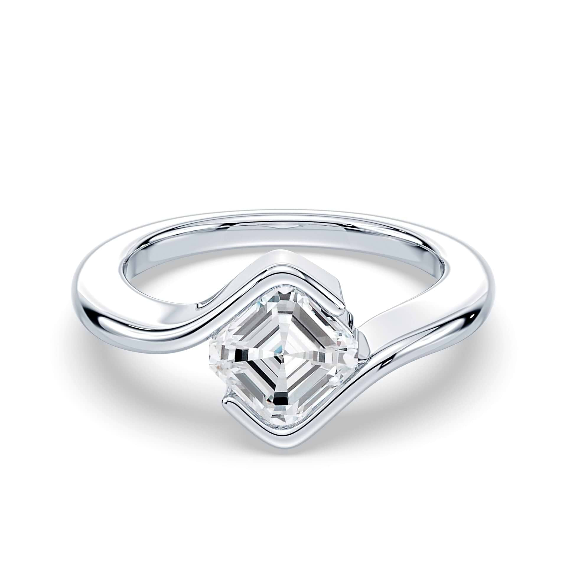 Bypass Solitaire Ring