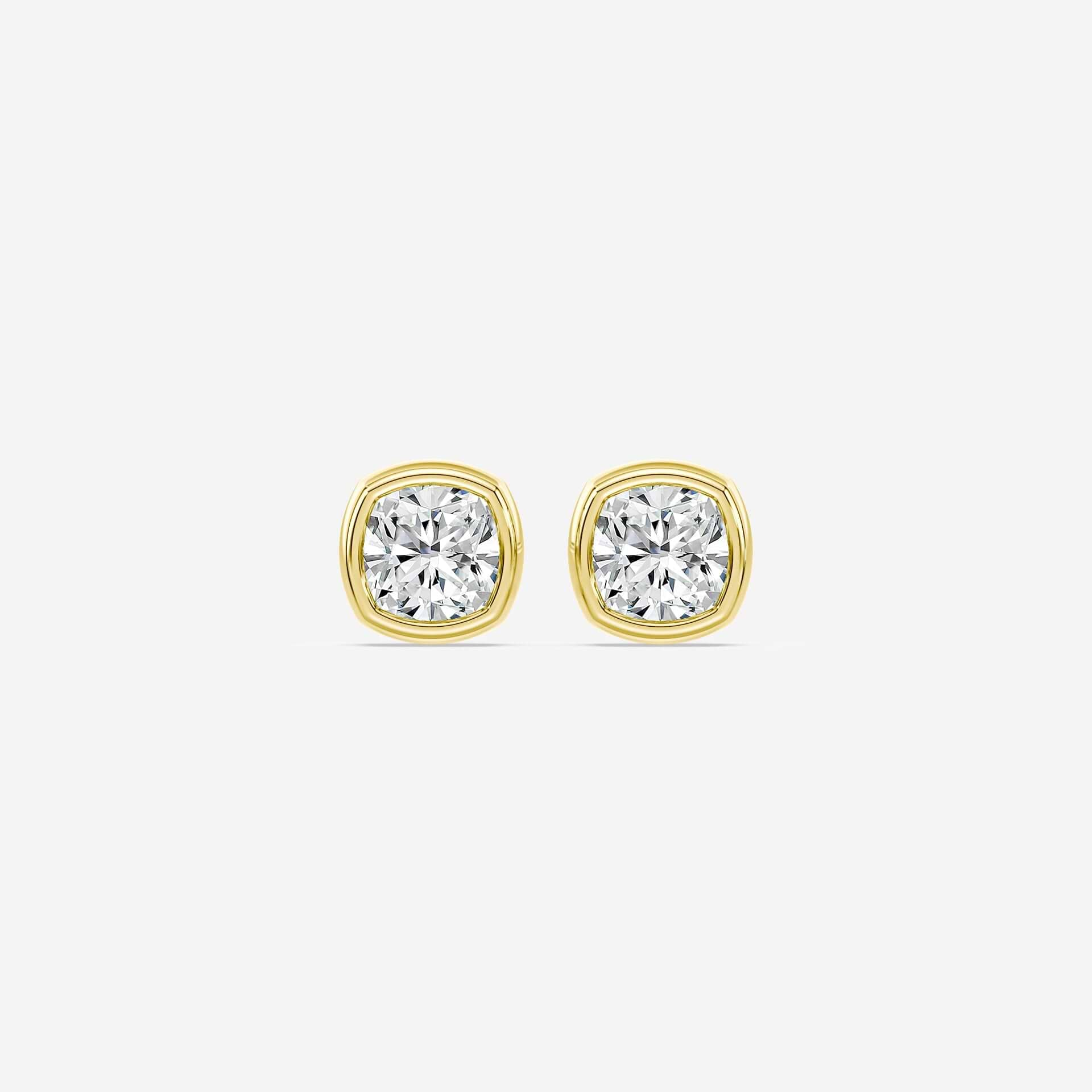 Cushion Dewdrop Studs