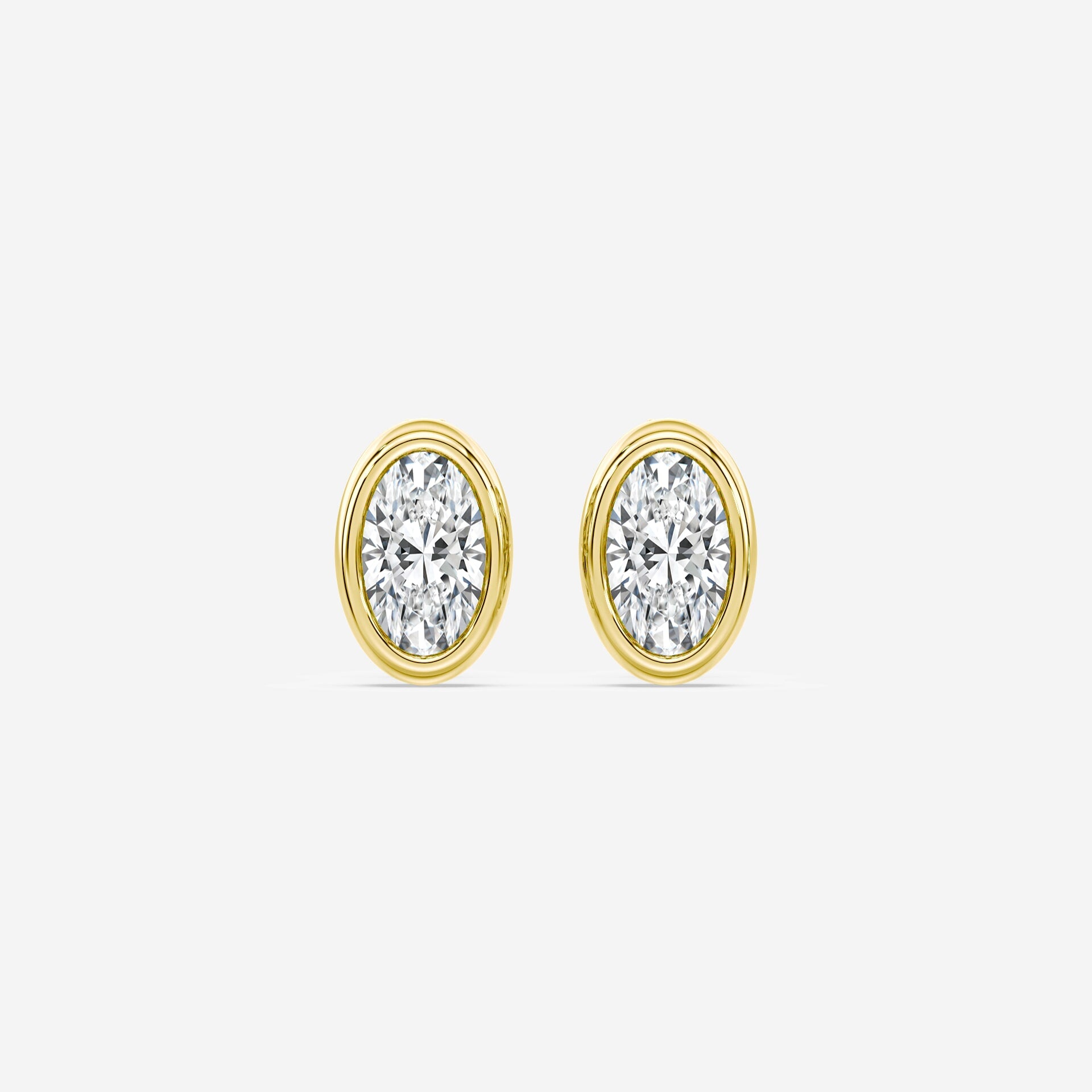 Oval Dewdrop Studs