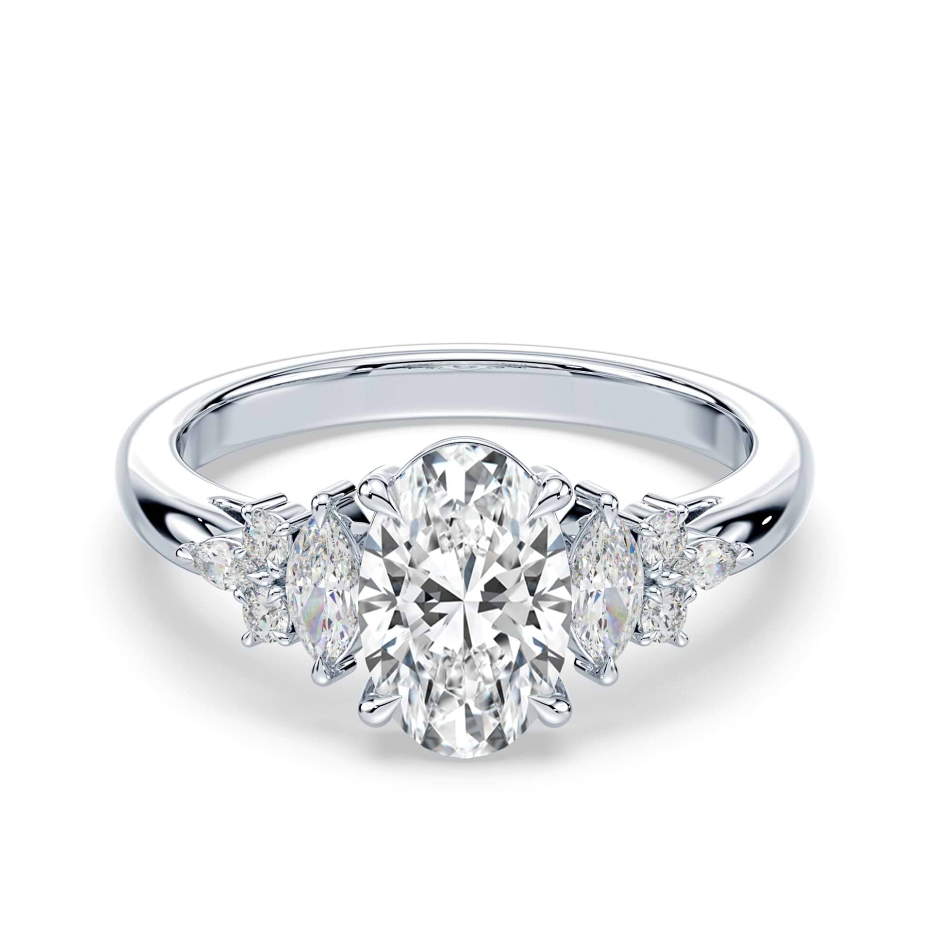 Accented Cathedral Ring