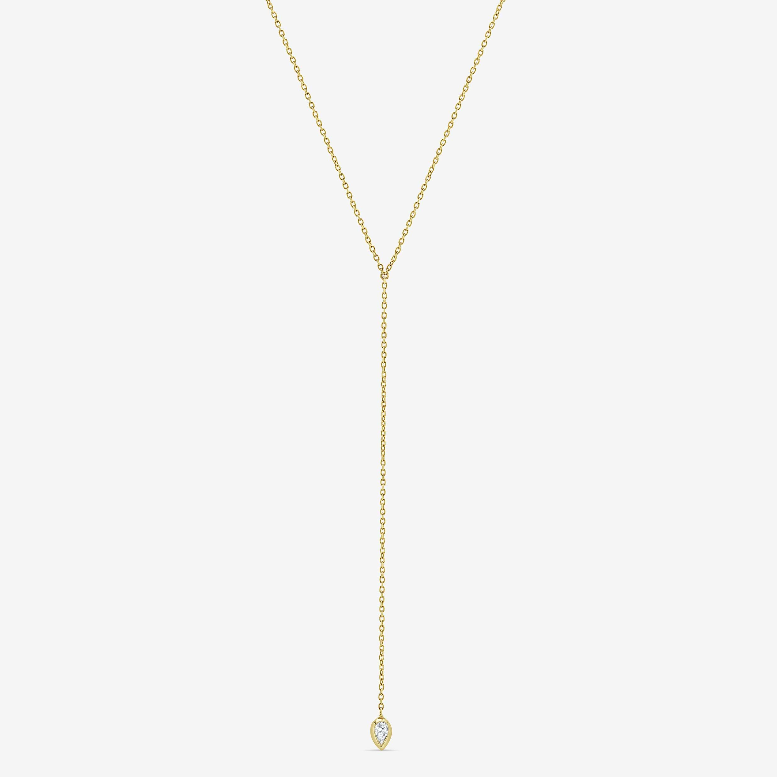 Pear Dewdrop Lariat