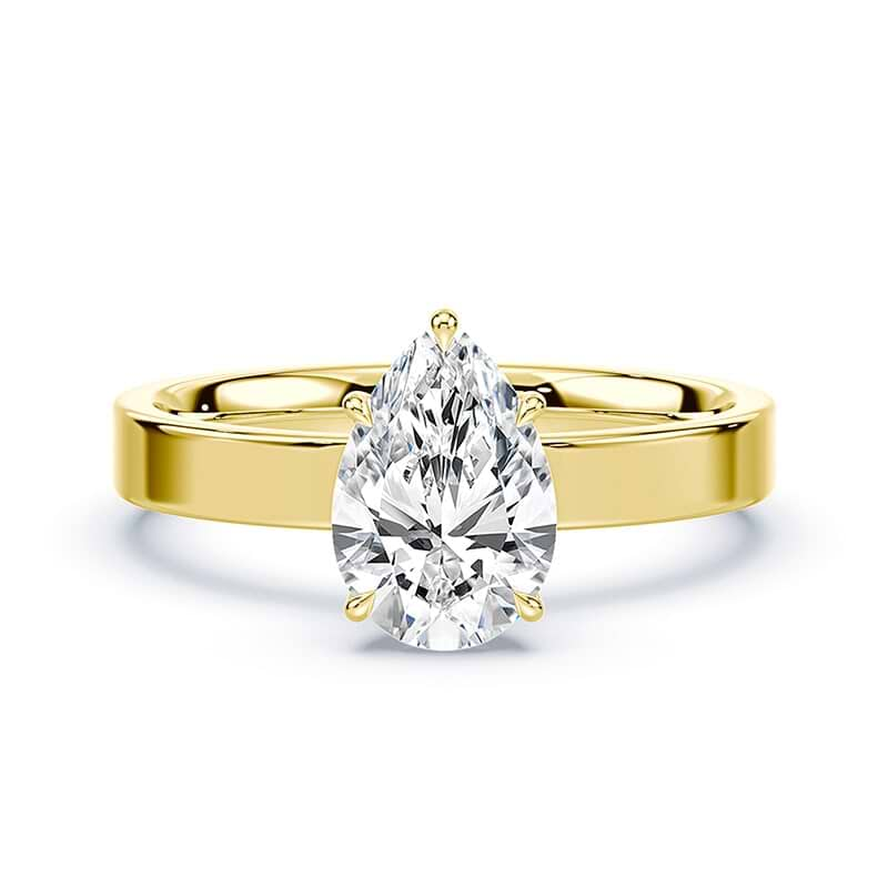 Pear Shaped Wide Solitaire