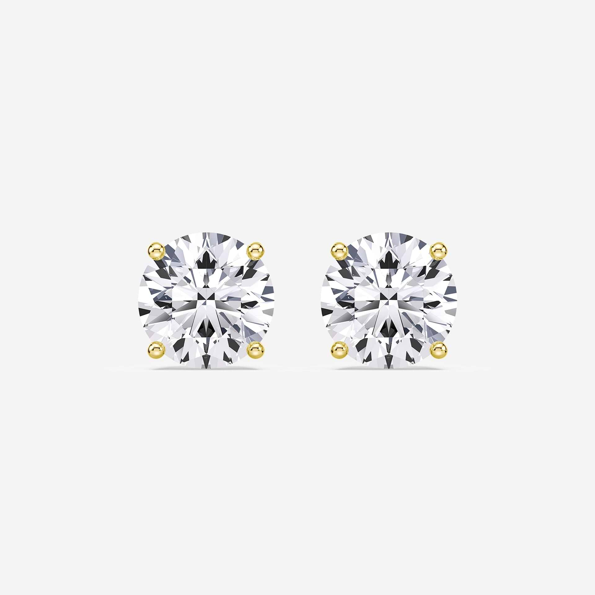 Lab Diamond Studs 4ctw