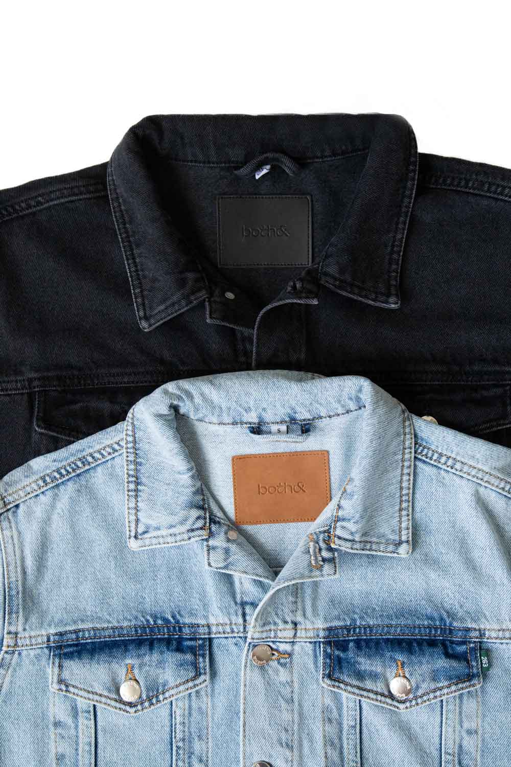 Denim-jackets-light-blue-black