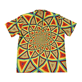 Color Spiral Button-Down Shirt