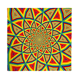 Color Spiral Tapestry