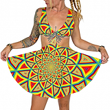 Color Spiral Heart Ring Dress