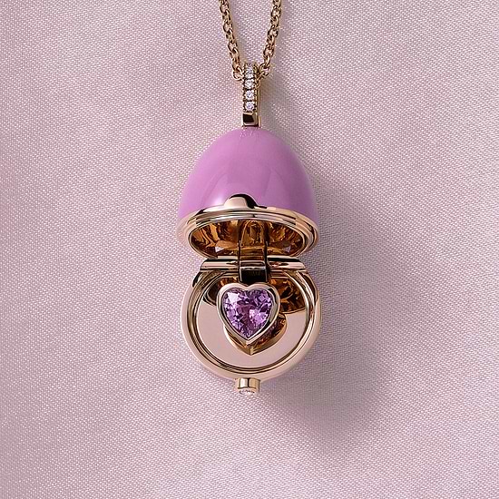 Fabergé Pink Heart Pendant
