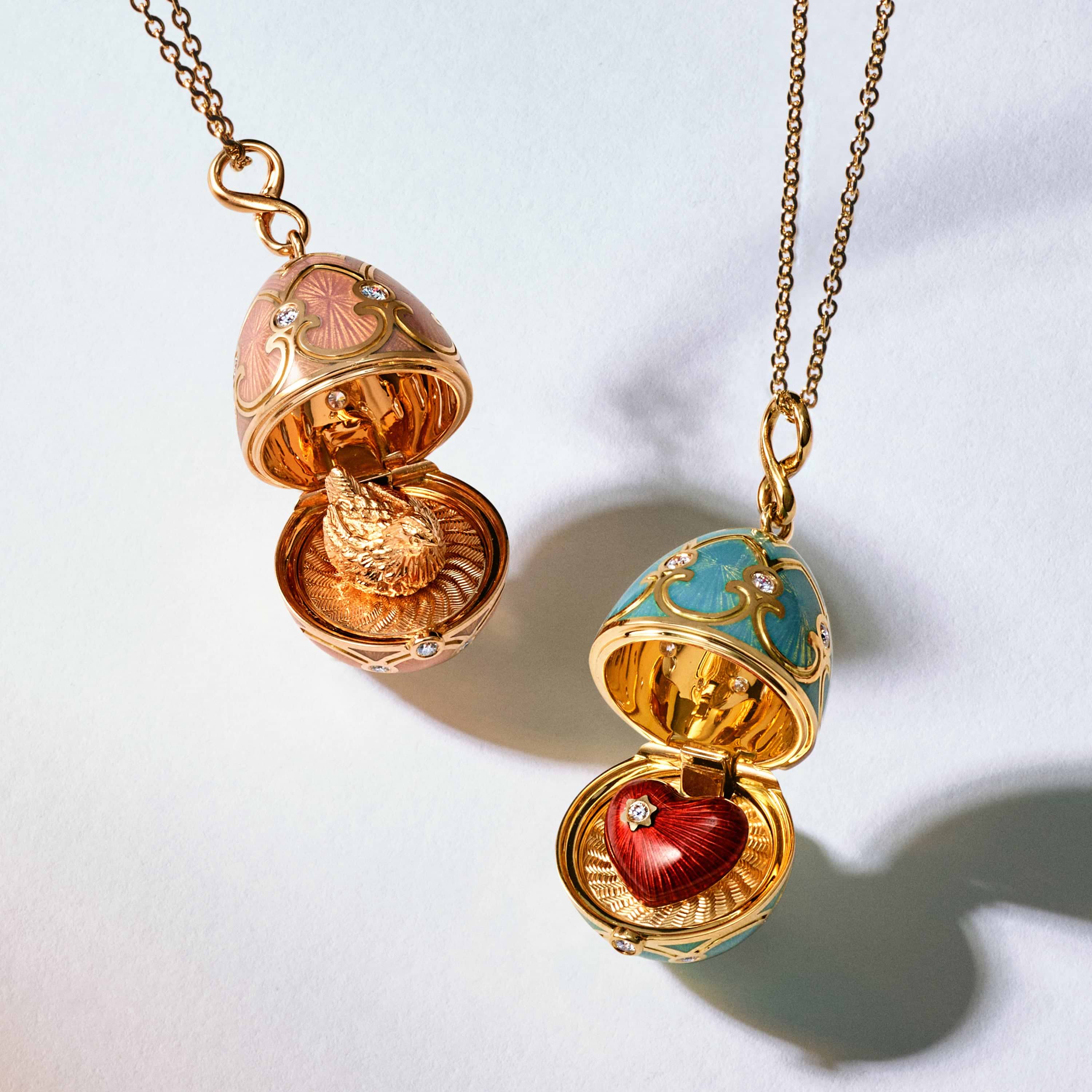 Egg Pendants & Lockets – Precious Gem Fabergé Egg Necklaces | Fabergé