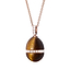 Fabergé Heritage Forever Tigers Eye Pendant in 18k rose gold with diamonds. 